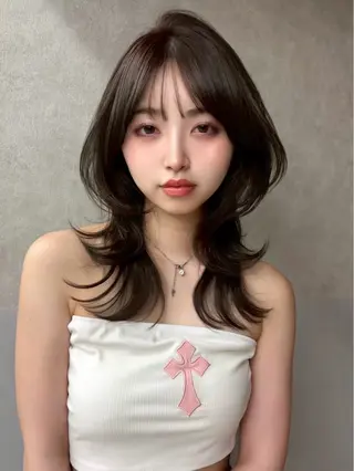 カラー ANRI🎀 福岡美容師/韓国🎀のヘアスタイル