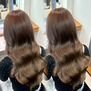 ロング 🩶【巻ける縮毛 矯正】🩶蘭のヘアスタイル