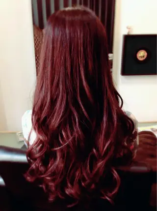 ロング カラー BOBシークレット じょうじ⭐️のヘアスタイル