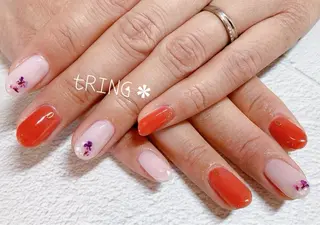 ネイル tRING＊ しいの木台のネイルデザイン