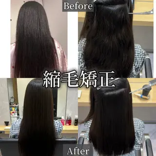 ロング 癖毛改善縮毛矯正 /中山大地ﾅｶﾔﾏのヘアスタイル