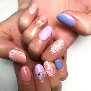 ネイル 坂田 杏里のネイルデザイン