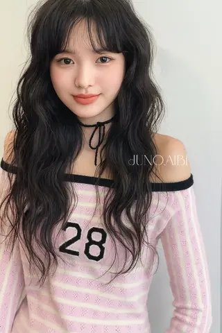 パーマ 本場韓国ヘア特化 아이비/Aibiのヘアスタイル