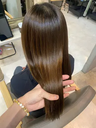 ロング パーマ 髪質改善特化美容師 酸性ストレート近藤俊のヘアスタイル