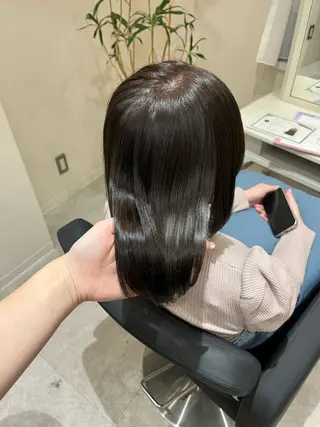 ショート 髪質改善縮毛矯正/ 銀座/堤　葵生のヘアスタイル