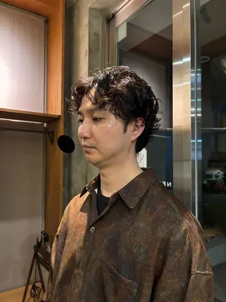 パーマ メンズ 小野 愛花のヘアスタイル