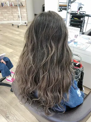 ロング カラー ノンダメージ髪質改善 カラー💎/KURAのヘアスタイル