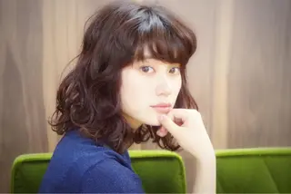 ミディアム カラー たまプラーザ駅 YAMATOのヘアスタイル