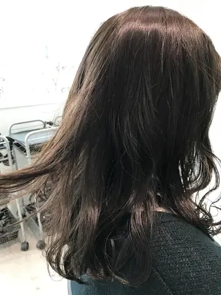 セミロング カラー 透明感カラー/ レイヤー　YUKAのヘアスタイル