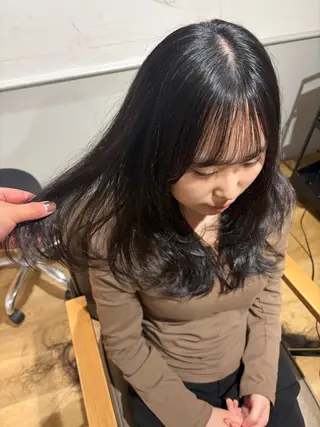 セミロング 光岡 玲遠のヘアスタイル