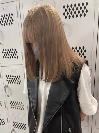 ロング カラー fifth 清水睦月のヘアスタイル