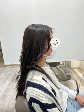ロング 北千住/小顔レイヤー /顔まわり/西慶太朗のヘアスタイル
