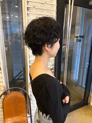 ショート パーマ 🌈村松滉太髪質改善 レイヤーカット🌈のヘアスタイル