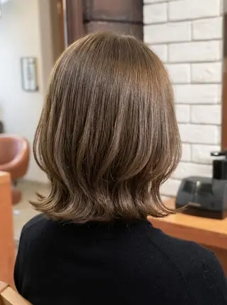 ミディアム カラー flencia 丸 和博|カットのヘアスタイル
