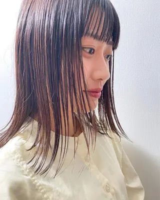ミディアム 石川 尚哉のヘアスタイル
