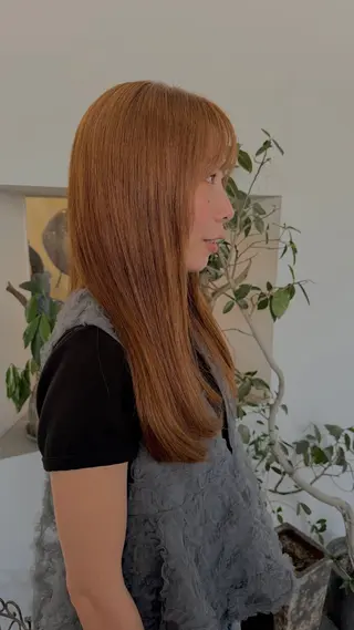 ロング 小川 瑞月のヘアスタイル