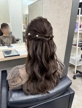 セミロング GiseL 博多 ほのかのヘアスタイル