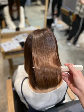 ミディアム コトミ 韓国／ボブのヘアスタイル