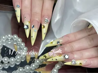 ネイル M🌷nail 長さだし専門店のネイルデザイン