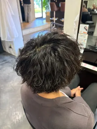 パーマ メンズ 奥山 和奏のヘアスタイル