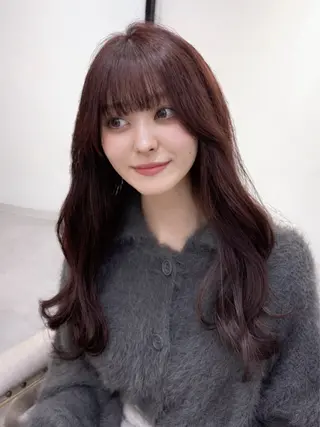 カラー ミディアムレイヤー/ 艶カラーNorikaのヘアスタイル