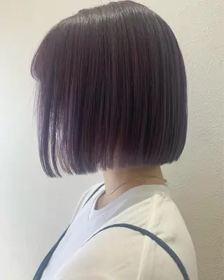 ショート カラー hubhair レイヤー/透明感のヘアスタイル