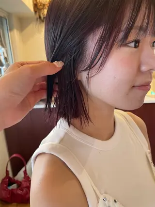 ショート カラー 土川 陽菜のヘアスタイル
