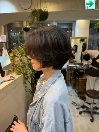 ショート パーマ 川口開世 cutのヘアスタイル