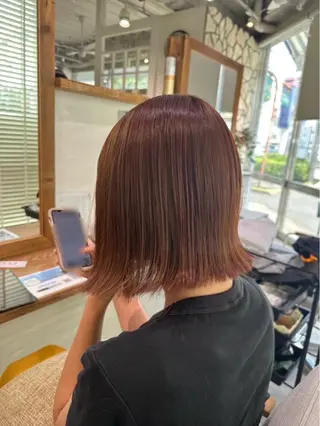 ミディアム 大橋広人/クム川越 /収まるボブのヘアスタイル