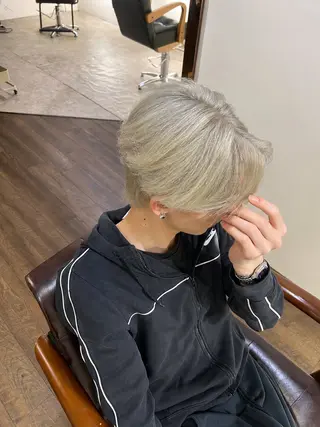カラー メンズ 🐣‪なな Wカラーモデル募集中のヘアスタイル