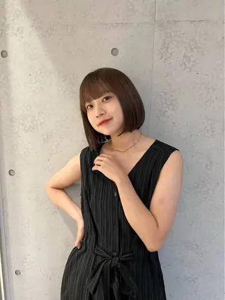 ミディアム 【ボブ限定✂︎】髪質 改善艶ボブ¦RICOのヘアスタイル