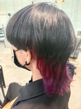 ミディアム カラー メンズ 【GRANDEUR】 石橋亜嘉史のヘアスタイル