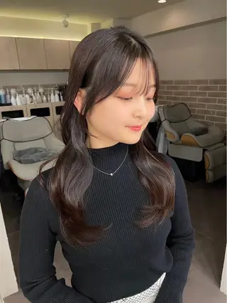 カラー 宮下 日菜乃のヘアスタイル