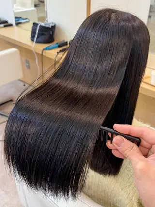 セミロング カラー 奥野 蓮のヘアスタイル