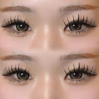 マツエク・マツパ 𝐘𝐮𝐢🩶梅田 束感まつエク♡まつパのマツエク・マツパデザイン