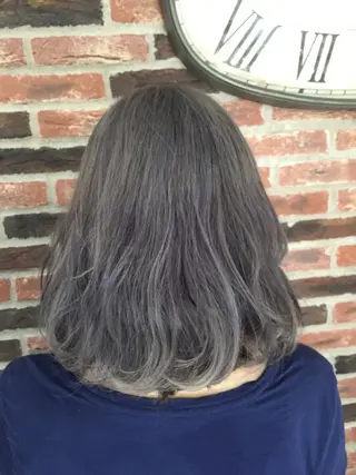 ミディアム カラー メンズ特化美容師 カラー専門ぺーターのヘアスタイル