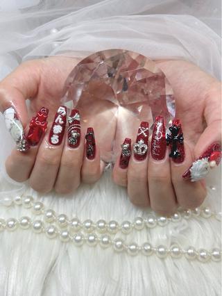 ロング Nailsalon Angeのネイルデザイン