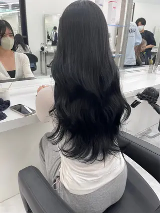 ロング カラー ヘアアレンジ 🏹横浜CANDY 🏹のヘアスタイル