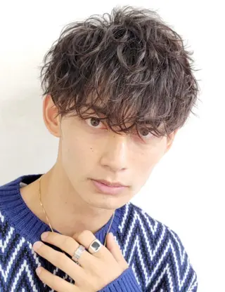 パーマ メンズ 似合わせパーマ🔥 河浪  大智のヘアスタイル
