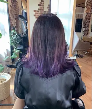 カラー 梶 瑞希のヘアスタイル