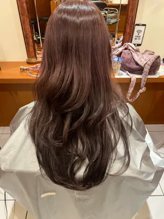 ロング カラー 小杉山 柊一のヘアスタイル