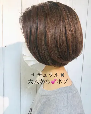 ショート カラー ナチュラルオーブン 大村店🍀深松孝枝のヘアスタイル
