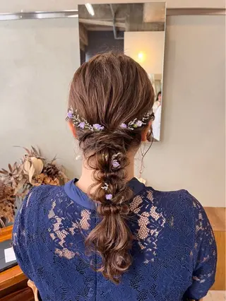 ヘアアレンジ 🌸花屋併設🌸寺島 秀美のヘアスタイル