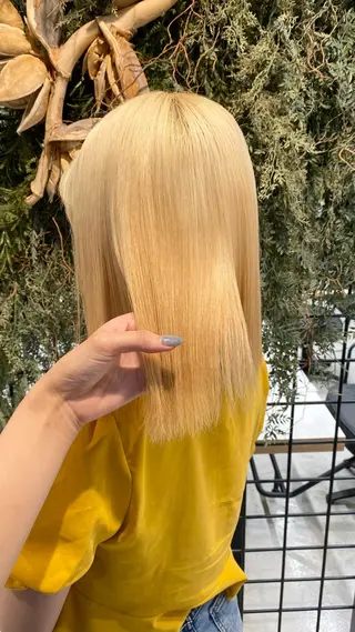ロング 🌸ここみ🌸 透明感カラー🩶パリのヘアスタイル