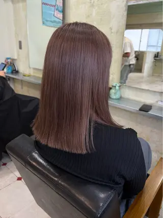 セミロング カラー NATSUMI AR.MARAのヘアスタイル