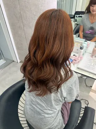 セミロング 中野 光瑠のヘアスタイル