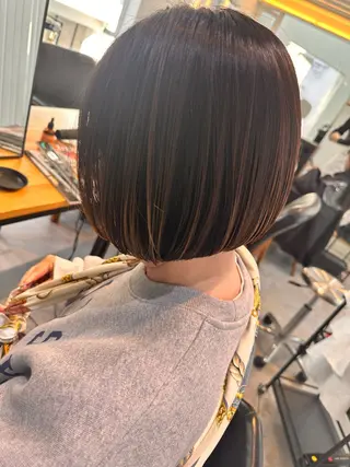 ミディアム カラー マンツーマンサロン 髪質改善⭐︎代官山のヘアスタイル