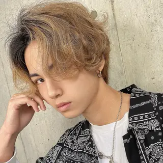メンズ ハイトーン/ボブ/ 外国人風🦖mahoのヘアスタイル