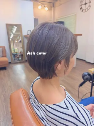 ショート カラー 【Rowel】 大野 虹歩のヘアスタイル