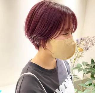 ショート カラー 梅林 亜衣のヘアスタイル
